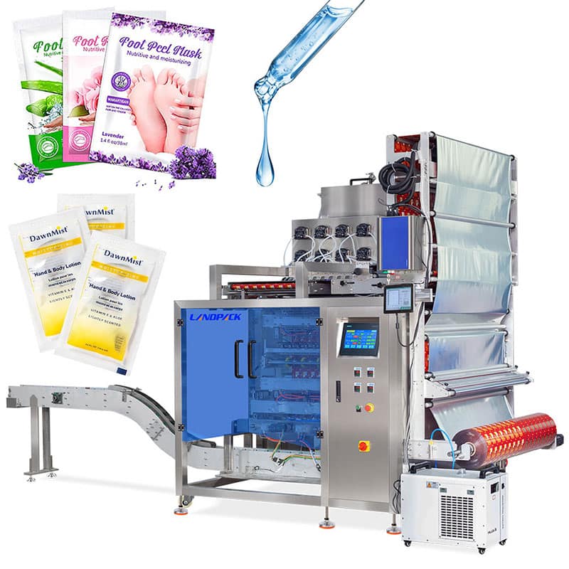 High Speed 8 Lanes Liquid Sachet Packing Machine Configurable cartoning ...